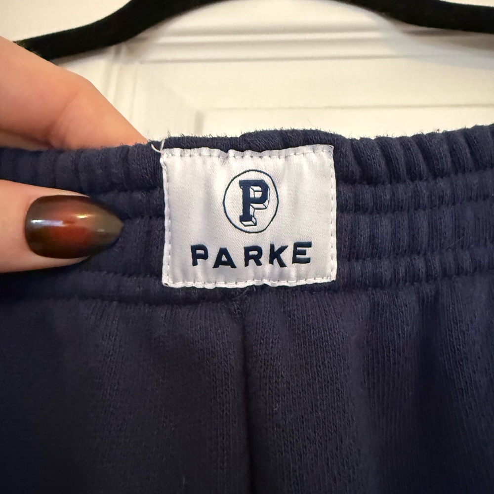 Parke Navy Boxer Sweatpants - Picture 2 of 4